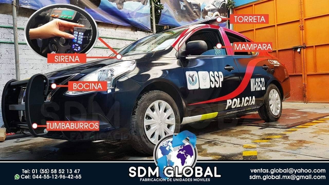 Fabricantes de Patrullas Sedan Conversion Equipamiento Venta<br>