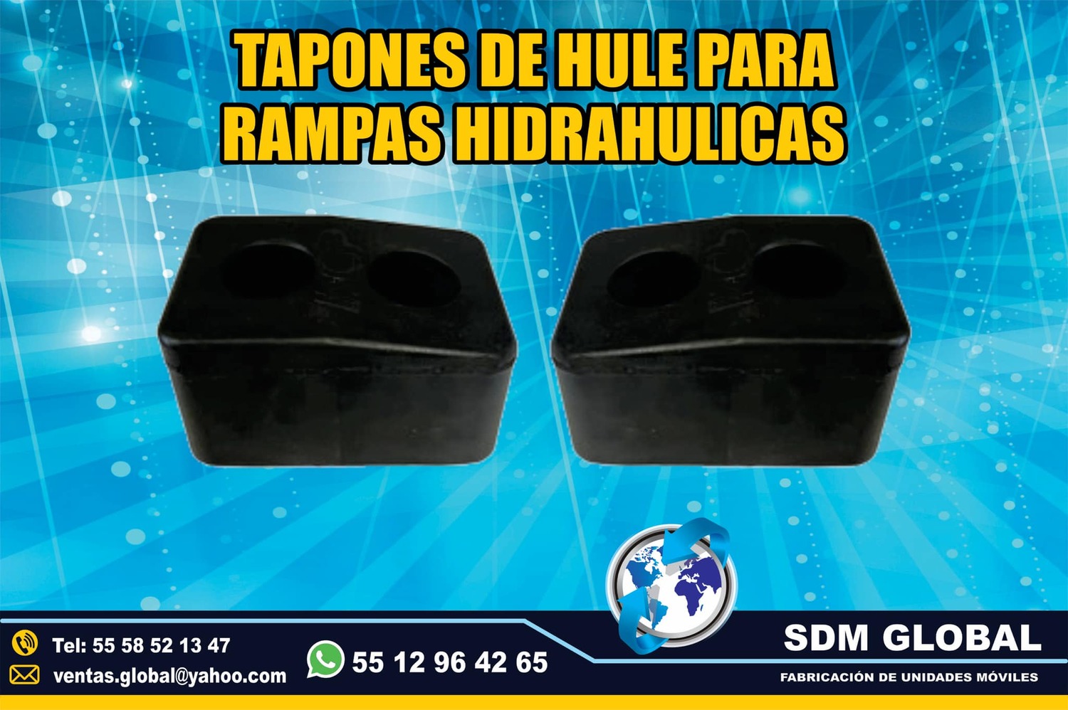 Vente de Tacones o topes para Rampas Hidrahulicas  <br>