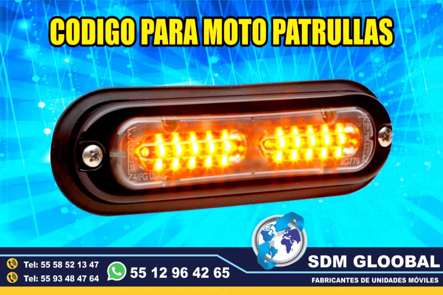 Venta de Torretas, Minitorretas, luces auxiliares color ambar Federal para patrullas equipo visual acustico<br>