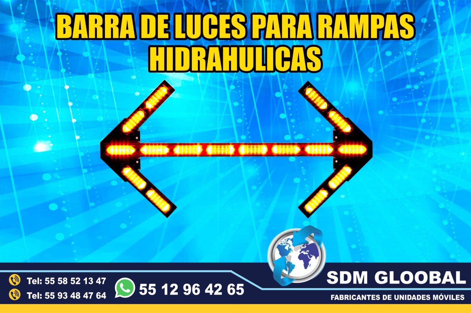Venta de Mini torreta ambar para Rampas Hidraulicas de carga  <br>