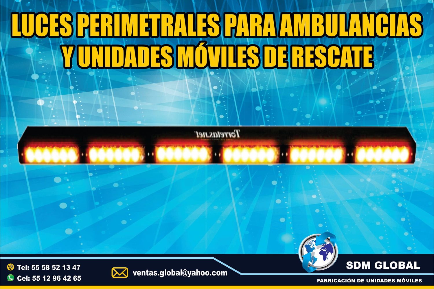 Venta de Luces Perimetrales Auxiliares para Ambulancias<br>