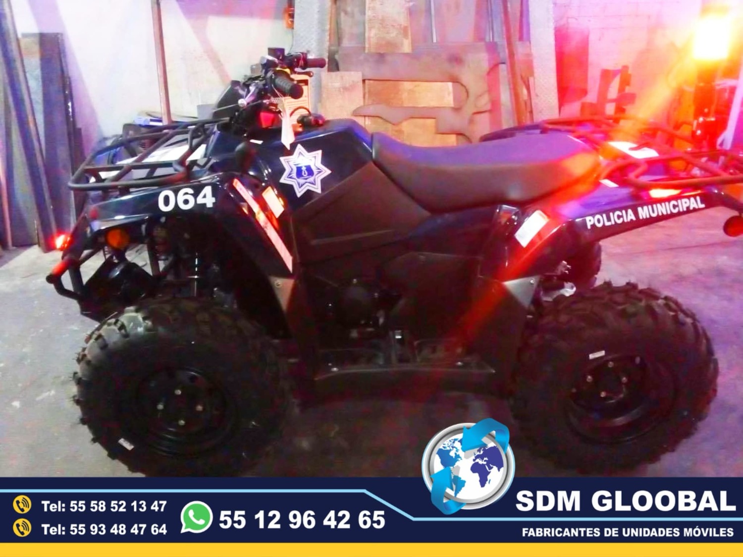 Equipo Venta Fabricacion Conversion y Equipamiento de MotoPatrullas cuatrimotos bicicletas<br>