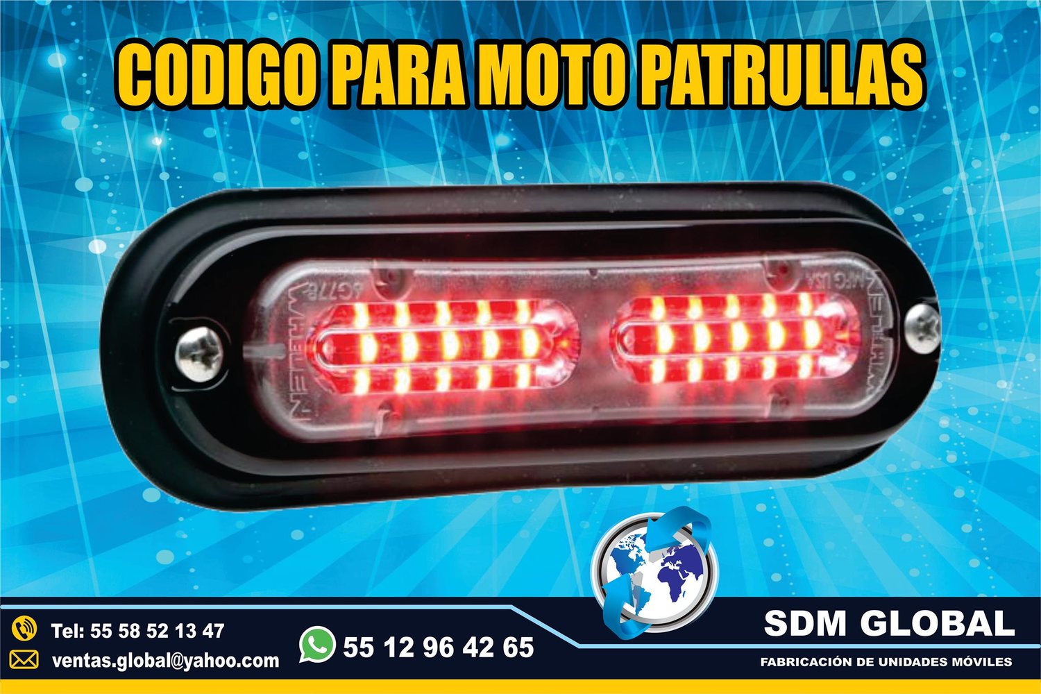 Venta de Luces Perimetrales para Ambulancias de Traslado Tipo I, II  <br>