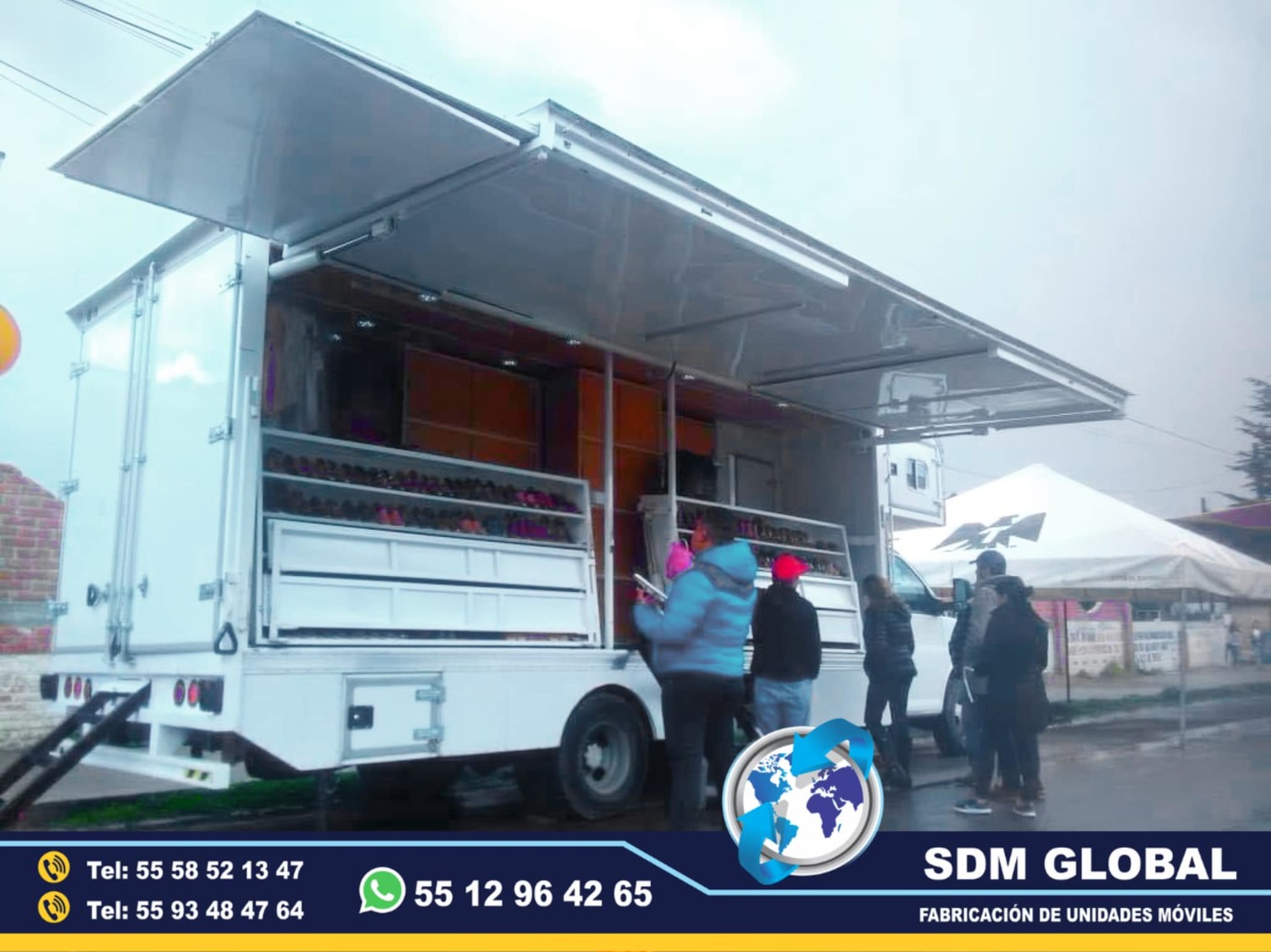 Fabricacion de Unidad Movil Especial para venta de productos varios hecho en Mexico<br>