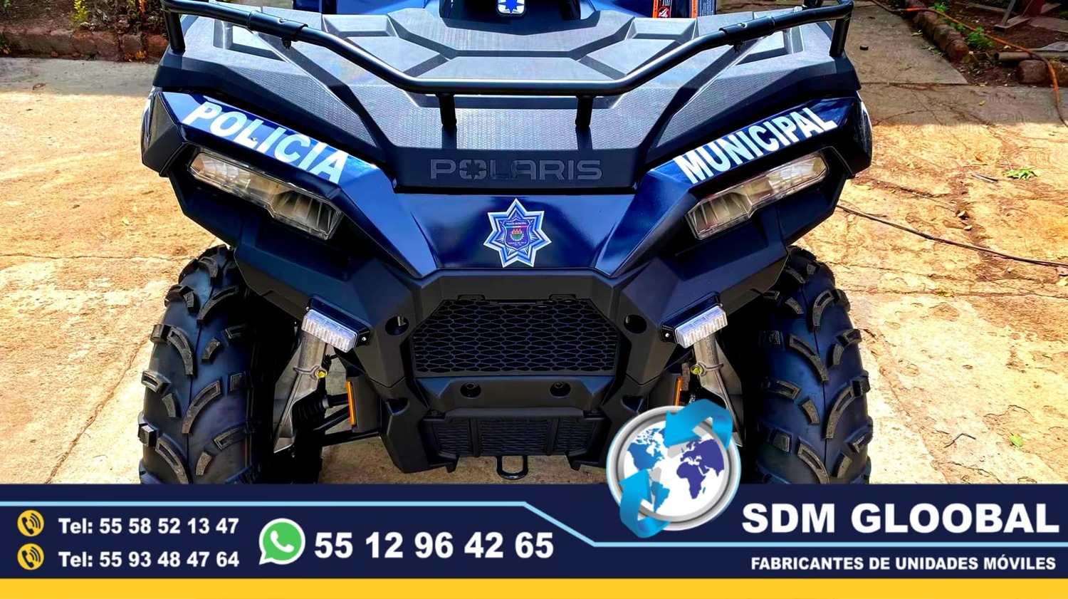 Equipo Venta Fabricacion Conversion y Equipamiento de MotoPatrullas cuatrimotos bicicletas<br>