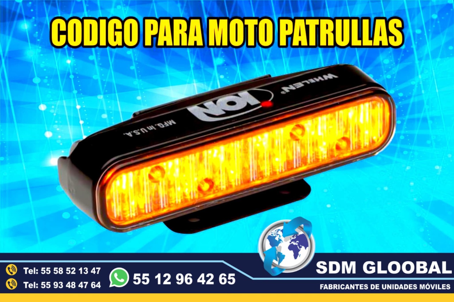 Venta e Instalacion de Luces Perimetrales Auxiliares Emergemcia para Ambulancias de Traslado<br>