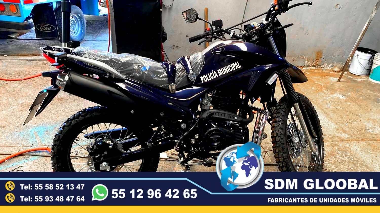 Equipo Venta Fabricacion Conversion y Equipamiento de MotoPatrullas cuatrimotos bicicletas<br>
