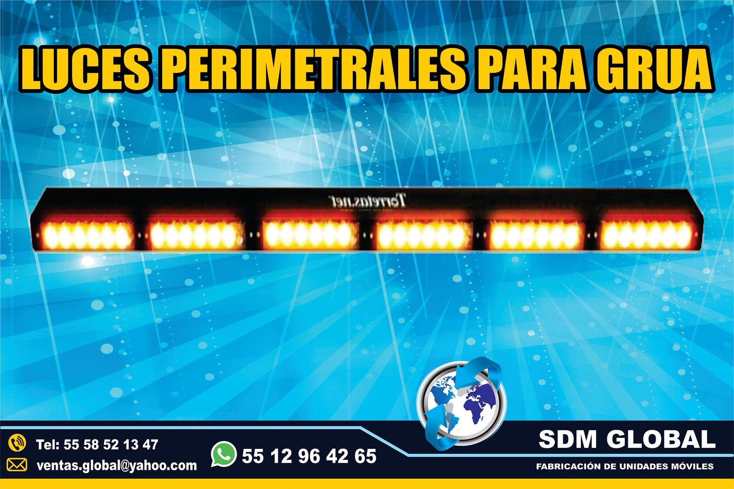 Vente de Torreta de Leds ambar para Rampas Hidrahulicas<br>