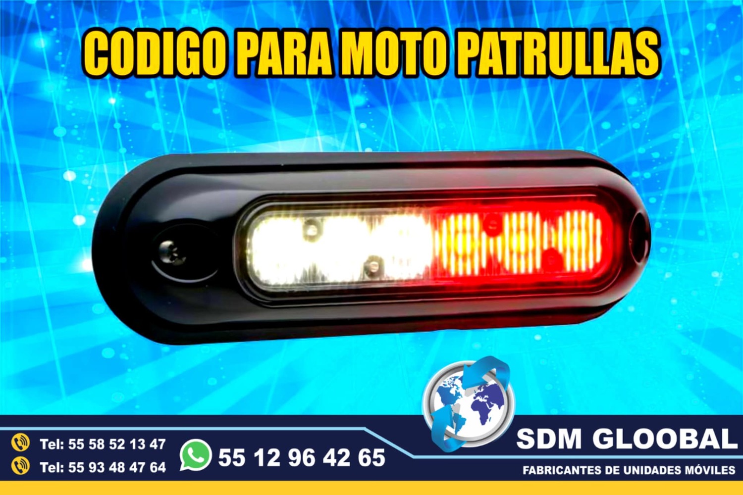 Venta e Instalacion de Luces Perimetrales Auxiliares Emergemcia para Ambulancias de Traslado<br>