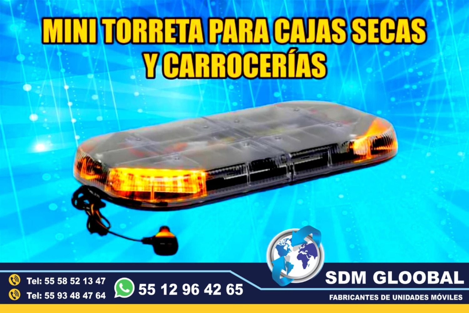 Venta de Torretas, Minitorretas, luces auxiliares color ambar Federal para patrullas equipo visual acustico<br>