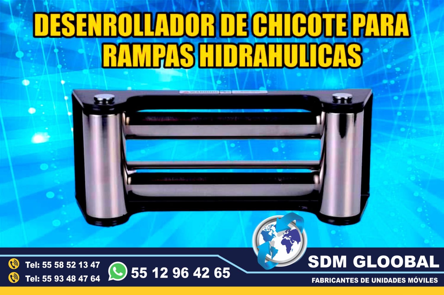Venta de Desenrollador de chicote para Rampas Hidraulicas de carga<br>