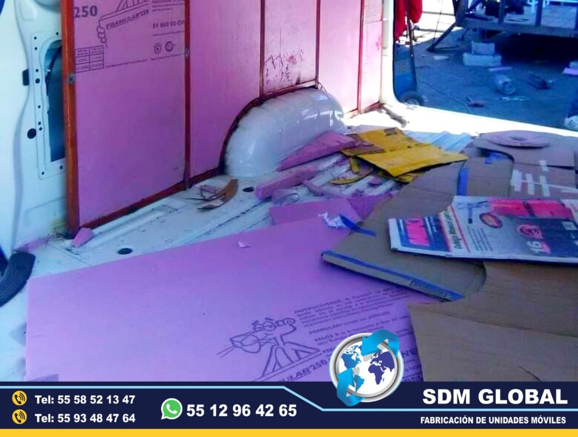 Fabricacion de Unidad Movil de Policia de Genero rosa violeta atencion a la mujer en Mexico<br>